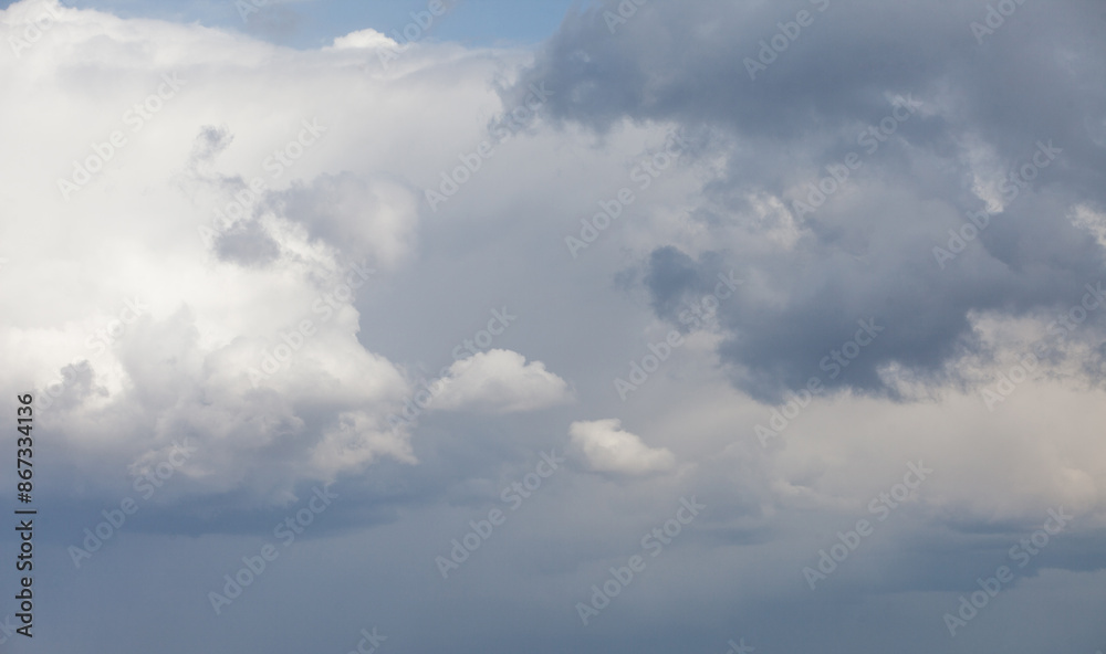 Blue sky. Beautiful Cumulus clouds flying across the sky, Blue sky. Beautiful Cumulus clouds flying across the sky,