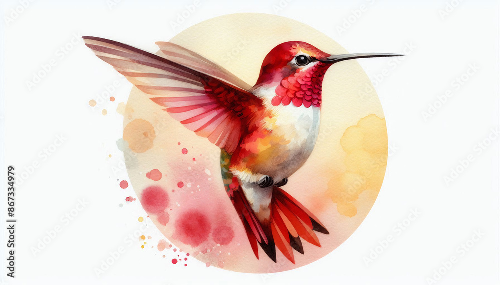 Obraz premium hummingbird in flight