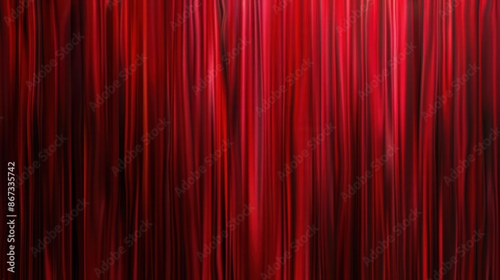 Dramatic Elegance. Red curtain background concept Dramatic Elegance. Red curtain background concept