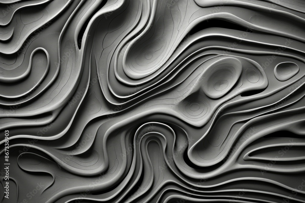 Obraz premium Clay Material Structure Background - Generative AI