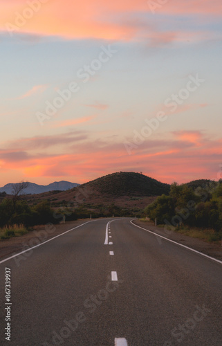 Road to sunset