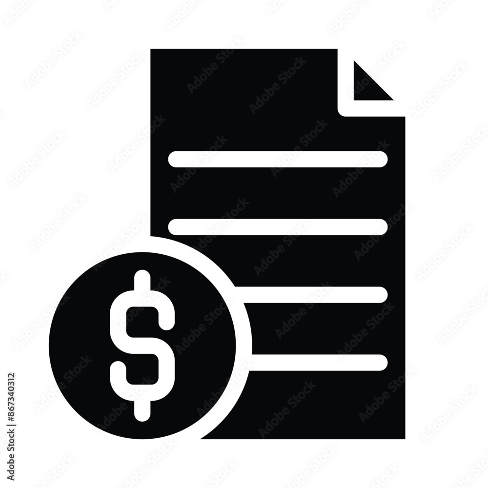 Investmen Icon, Flat Design Isolated On White Background