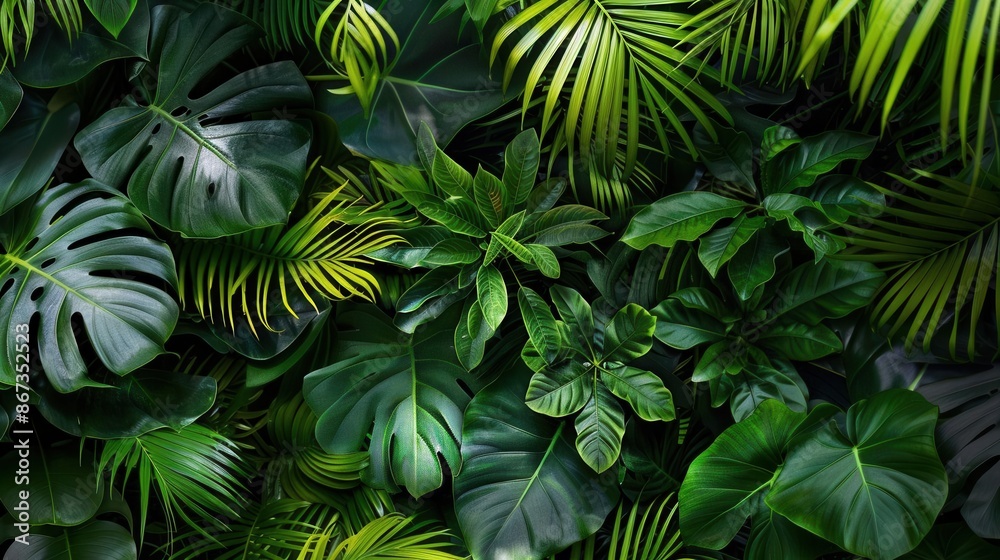 Lush Greenery. Nature Concept Lush Greenery. Nature Concept