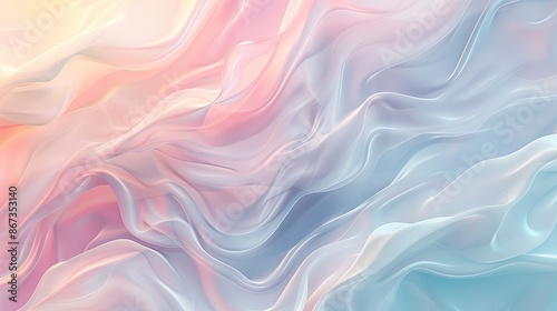 Soft, pastel-colored abstract background with smooth gradients and gentle curves.