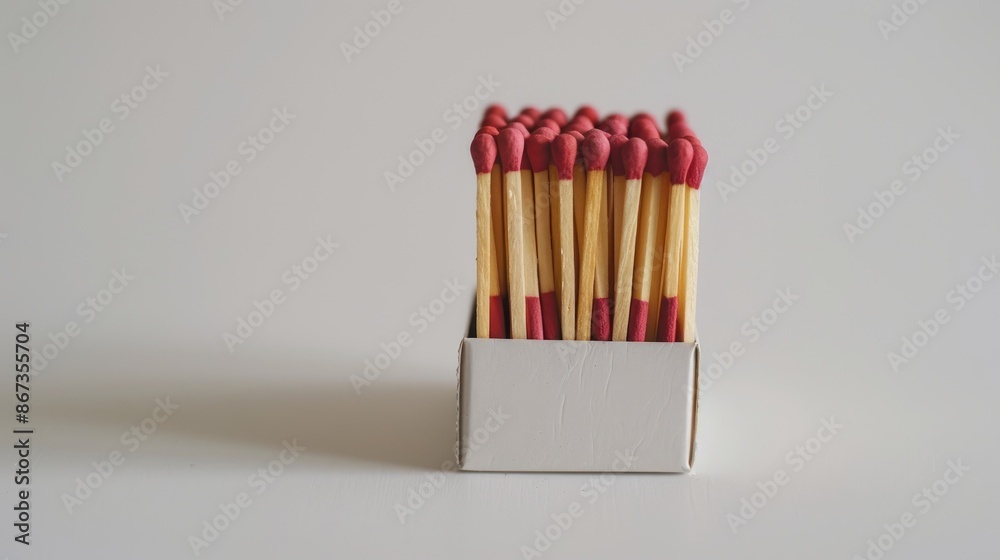 Matches box on white backdrop Matches box on white backdrop
