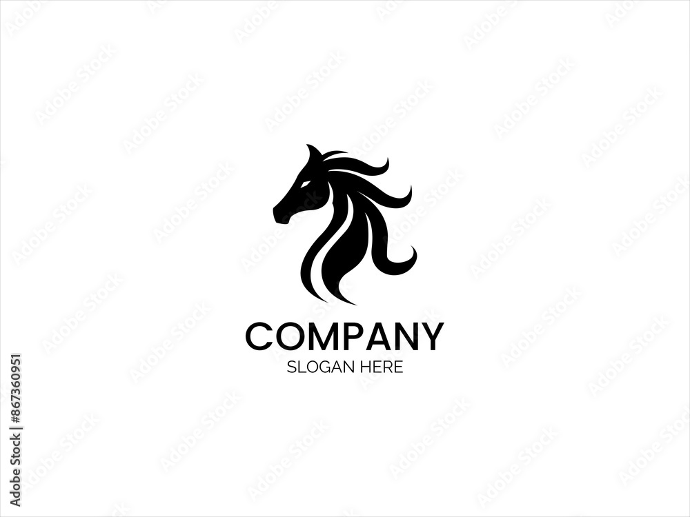 Obraz premium Horse logo inspiration,Horse logo ideas vector