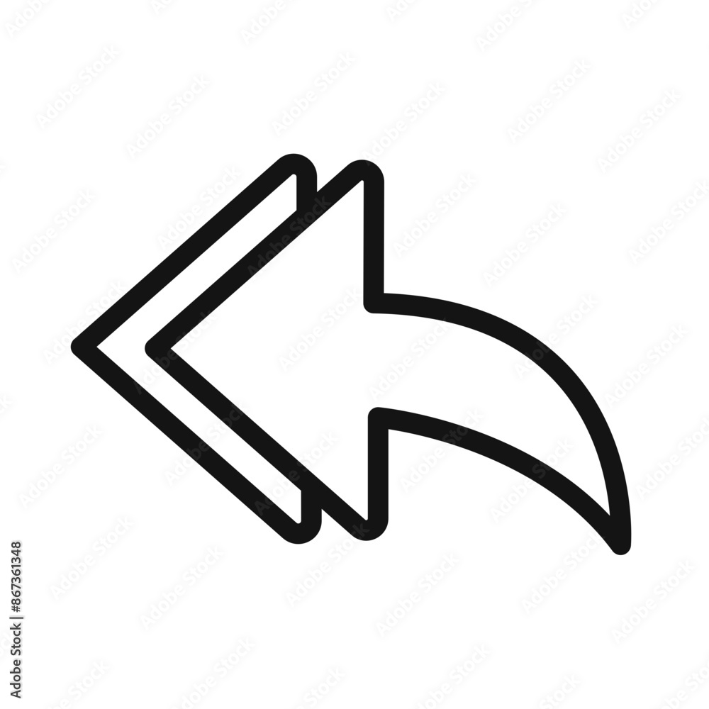 Reply All Icon Pack Email Reply Illustrations for Digital Communication Reply All Icon Pack Email Reply Illustrations for Digital Communication