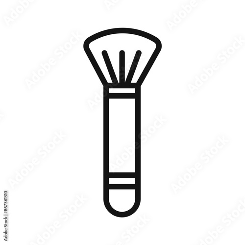 Makeup Brush Icon Pack Beauty Tool Illustrations for Fashion and Cosmetics