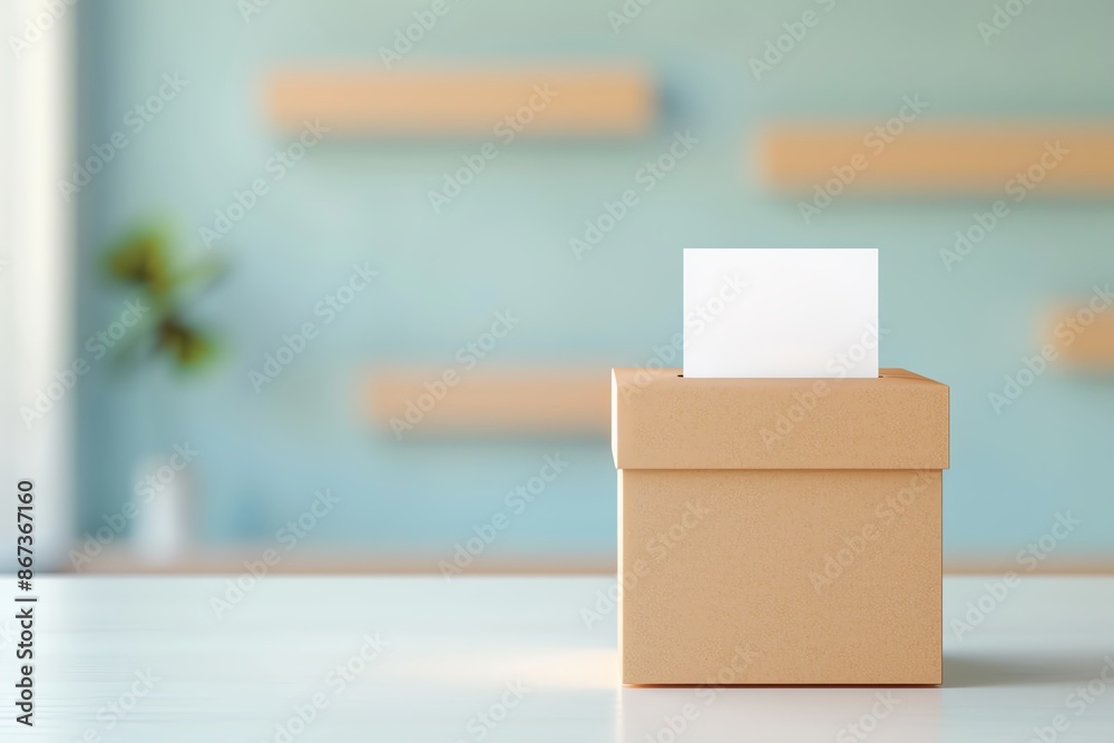 © Natalia - Closeup of an anonymous feedback box for whistleblowing in an office, feedback box, anonymous reporting