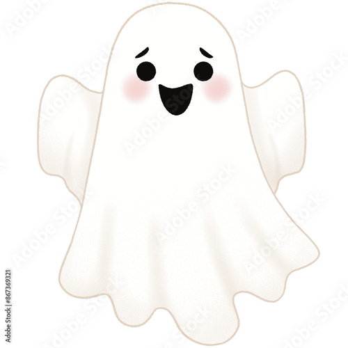 Naklejka Cute ghost