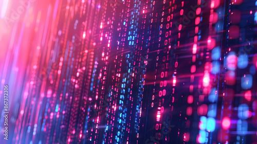 Wallpaper Mural Digital data tunnel Torontodigital.ca