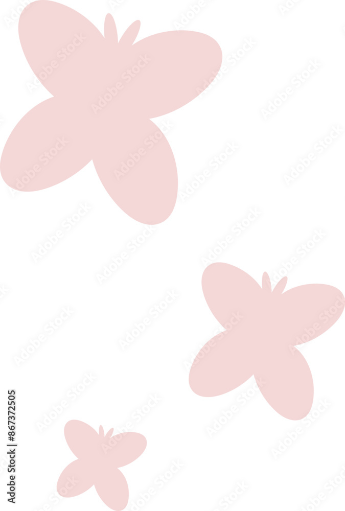 Butterflies flying Illustration Butterflies flying Illustration