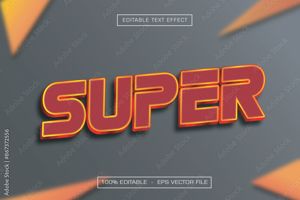Obraz premium Super Editable Text Effects
