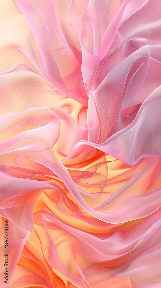 Obraz premium Soft flowing silk fabric background