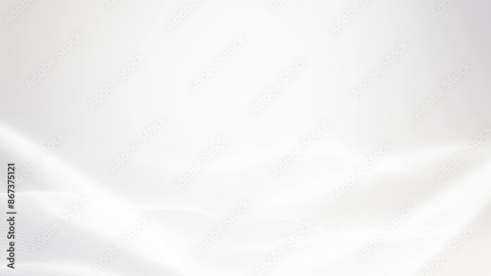 Elegant Abstract Light Background with Glowing White Wave Particles in Motion