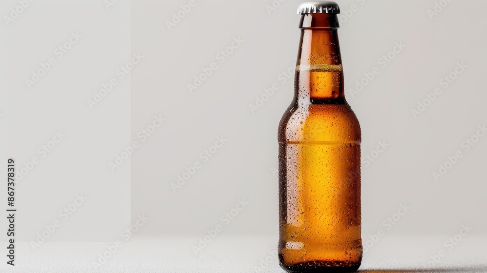 classic beer bottle with a traditional label standing on a white background The bottle is centered with studio lighting emphasizing the dark glass and detailed label The image is captured in 32k classic beer bottle with a traditional label standing on a white background The bottle is centered with studio lighting emphasizing the dark glass and detailed label The image is captured in 32k