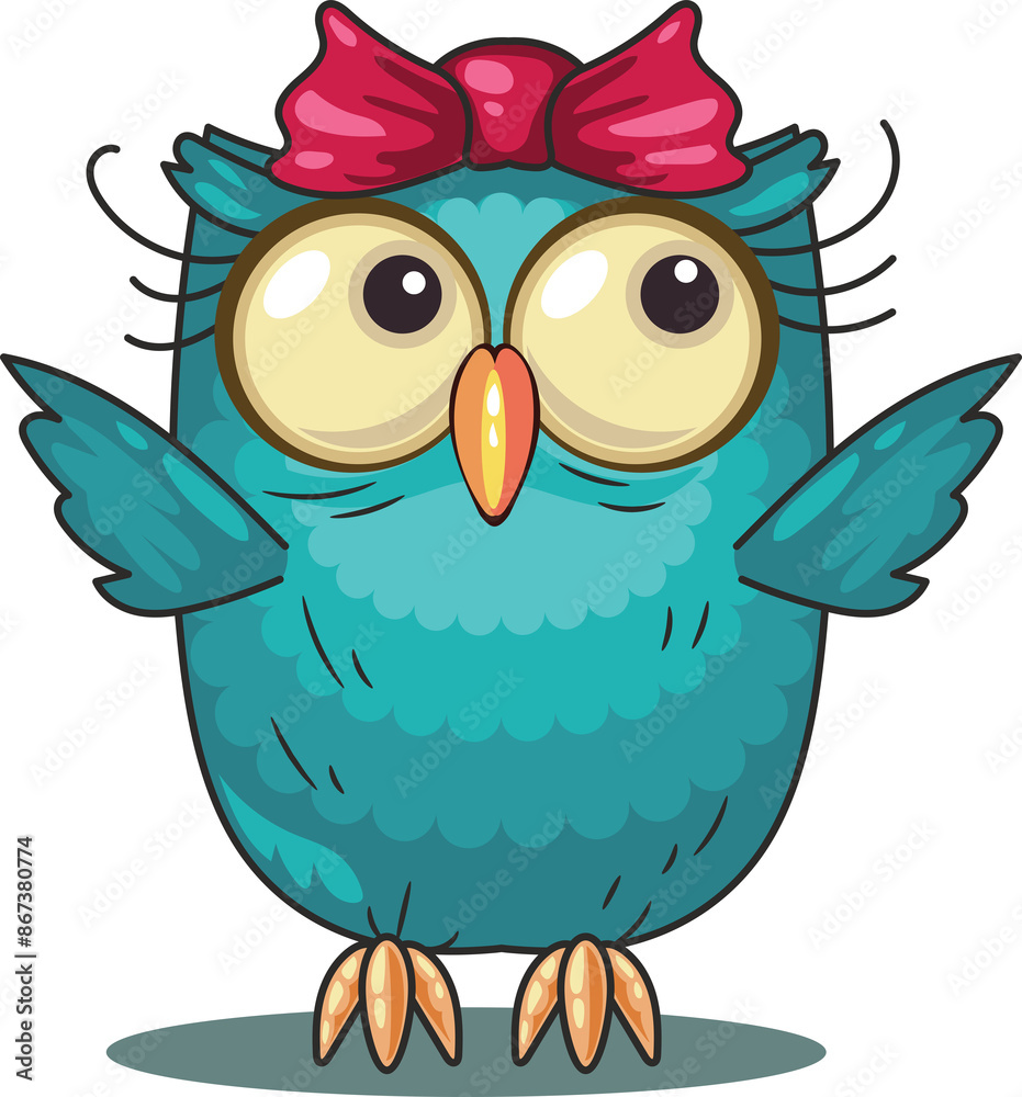 Fototapeta premium cute bird illustration