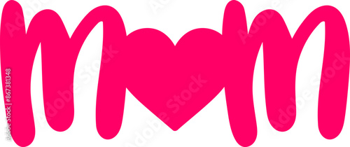Mom HeartText Quote