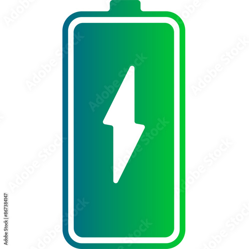 Free Download blue and green gradient phone icon  - GFXLoad