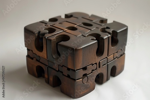 A puzzle box that reshapes itself as you solve it