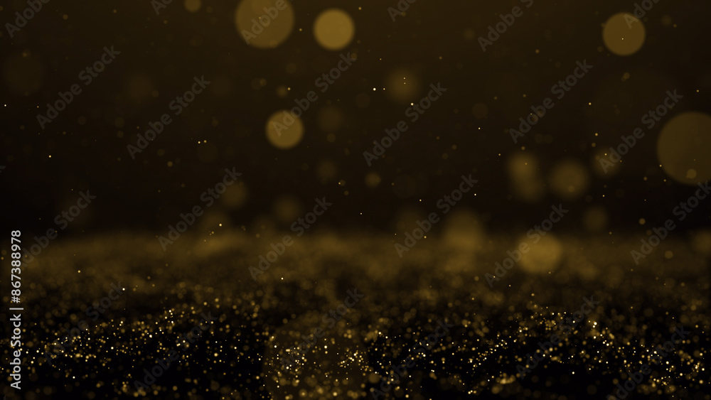 Gold particles golden dust bokeh event awards trailer titles cinematic concert openers luxury celebration background Gold particles golden dust bokeh event awards trailer titles cinematic concert openers luxury celebration background