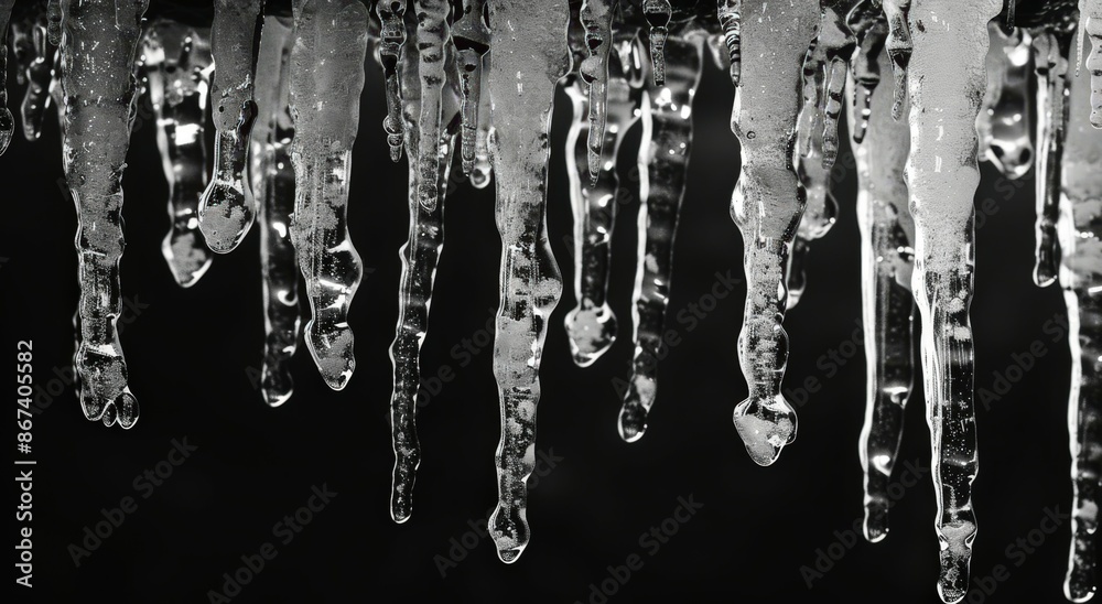  Stunning Ice Sculpture Art: Captivating Close-up of Frozen Drops