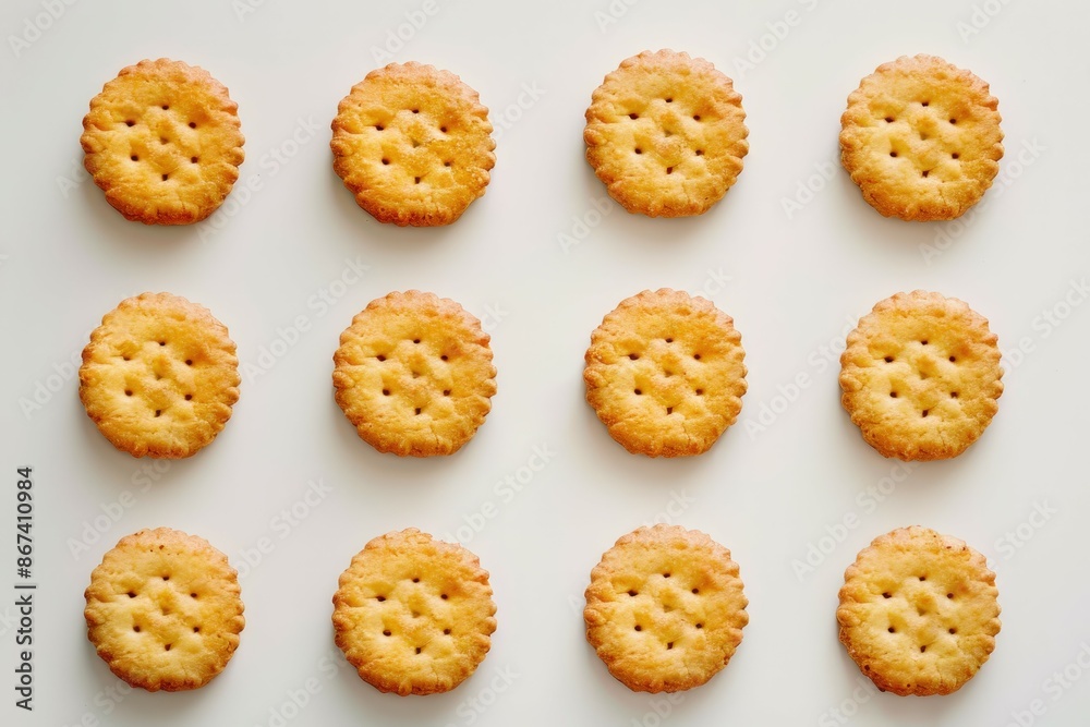 Crisp Crackers, Packed in a Set of Six Crisp Crackers, Packed in a Set of Six