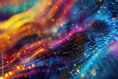 A close-up shot of a vibrant and imaginative abstract background, perfect for creative projects