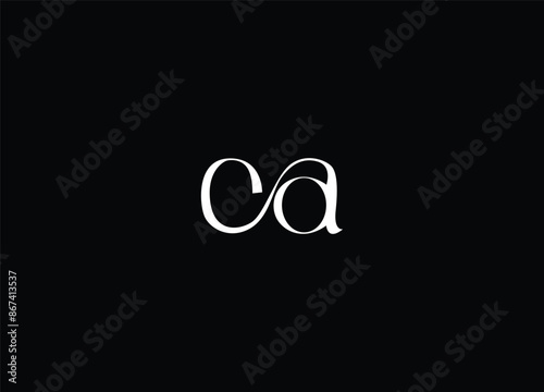 CA creative logo design and modern and initial logo