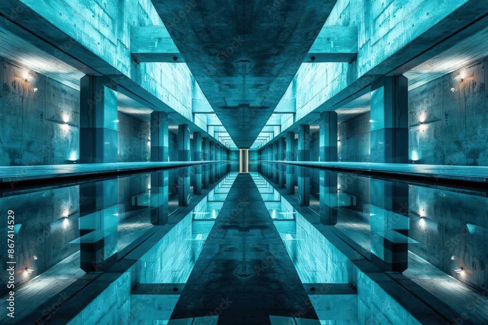 Contemporary Underwater Tunnel Contemporary Underwater Tunnel
