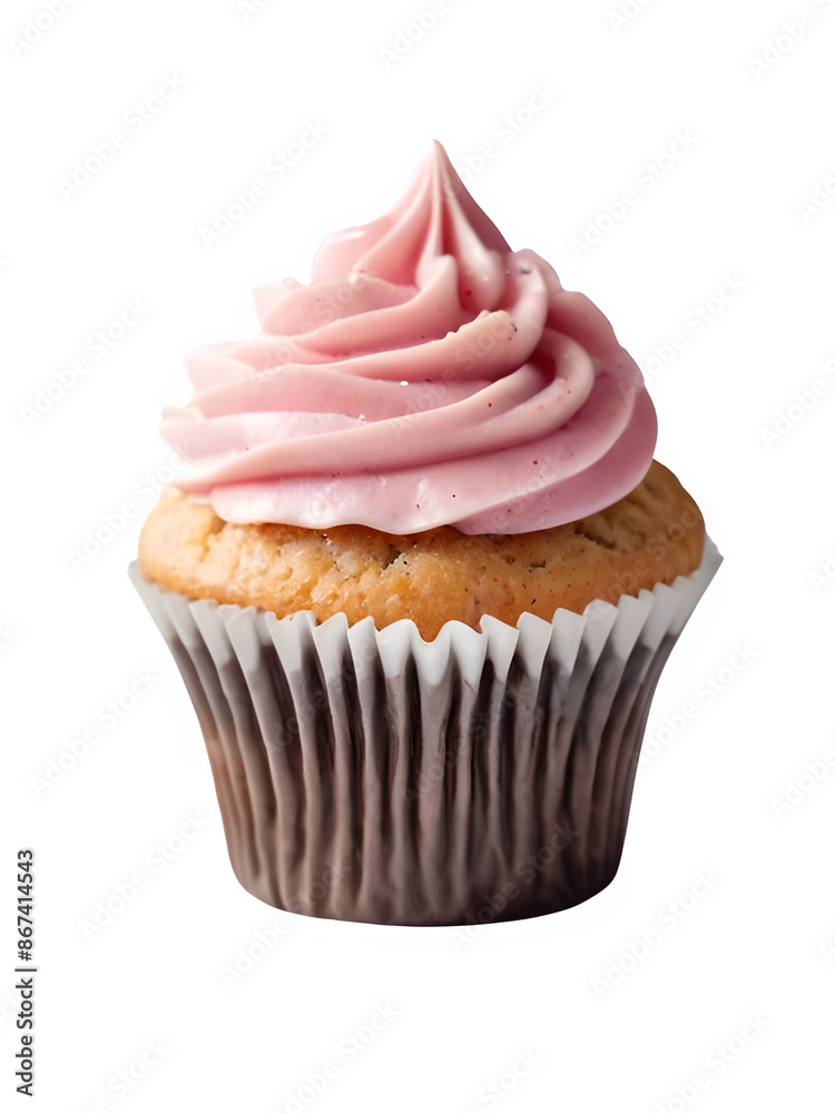 Delicious Cupcakes with Cream Isolated on Transparent Background PNG Delicious Cupcakes with Cream Isolated on Transparent Background PNG