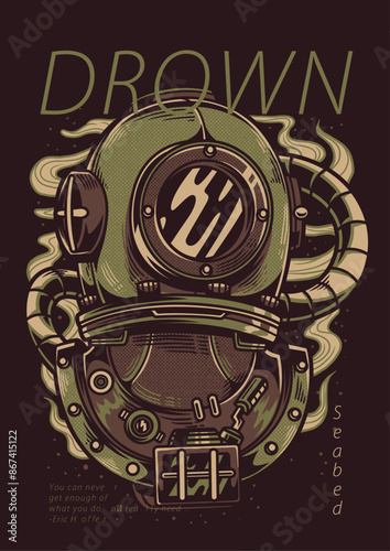 vector artwork seabed