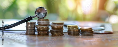 Rising healthcare costs on medical bill, inflation, healthcare affordability
