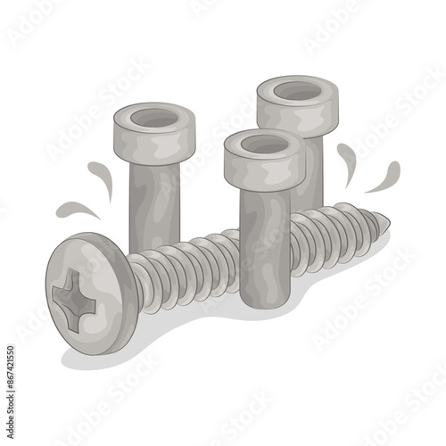 Illustration of screw 
