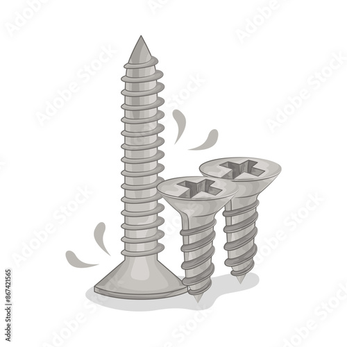 Illustration of screw 