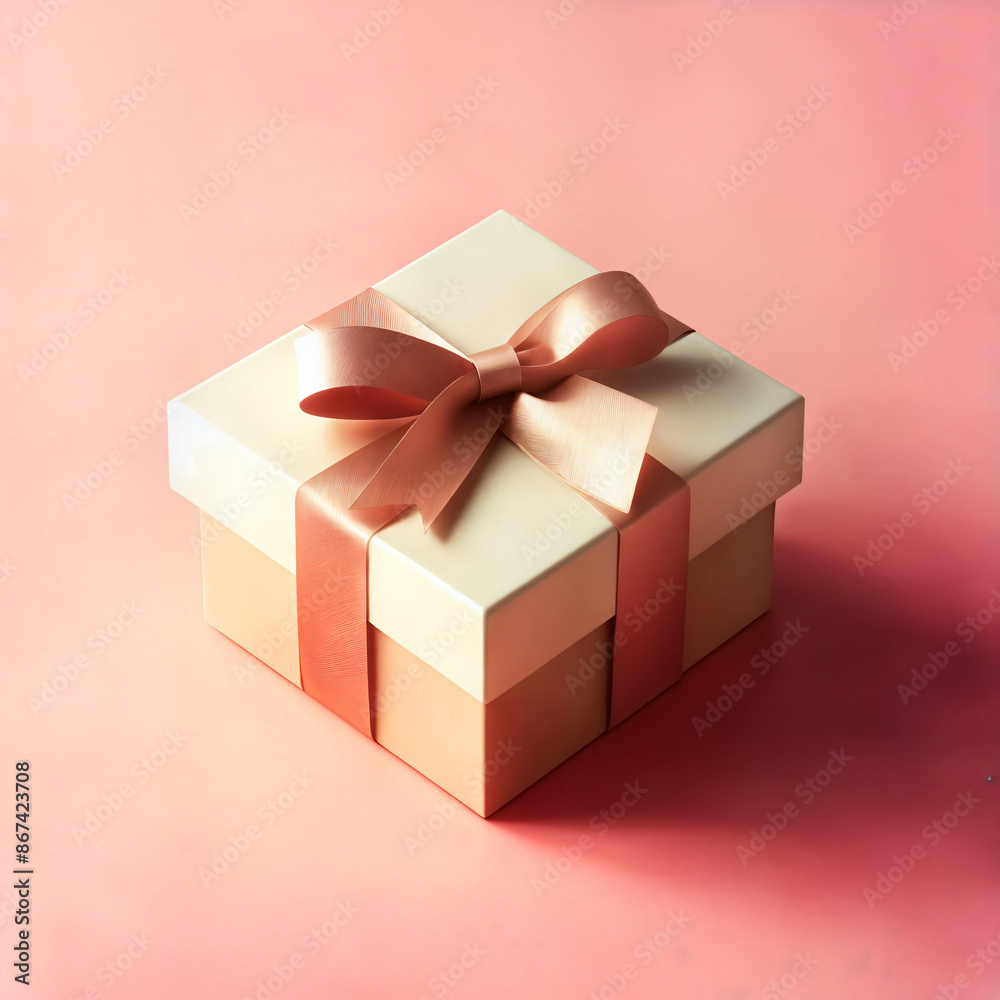 Obraz premium Classic Gift Box Banner: Timeless Elegance