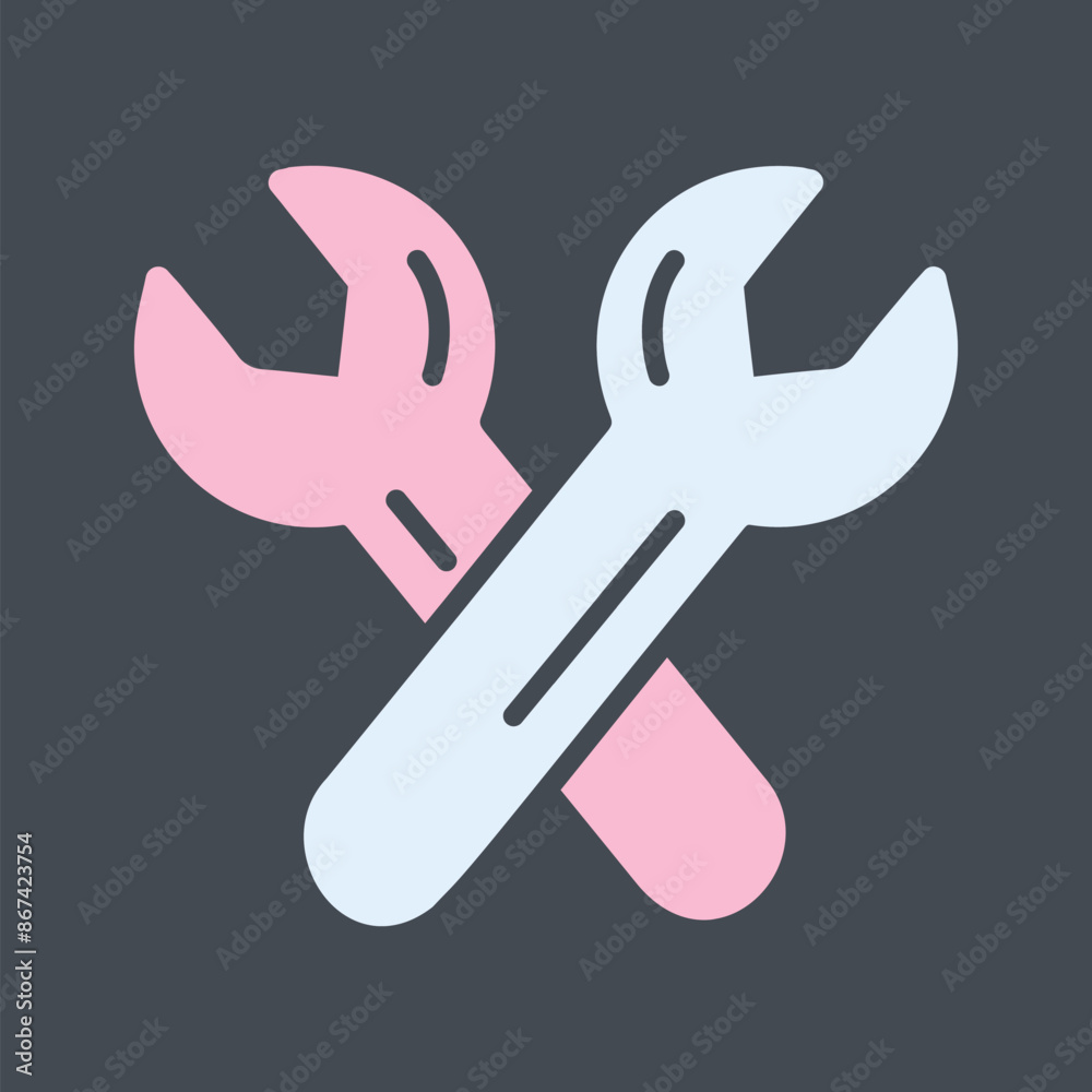 Wrench Vector Icon Wrench Vector Icon
