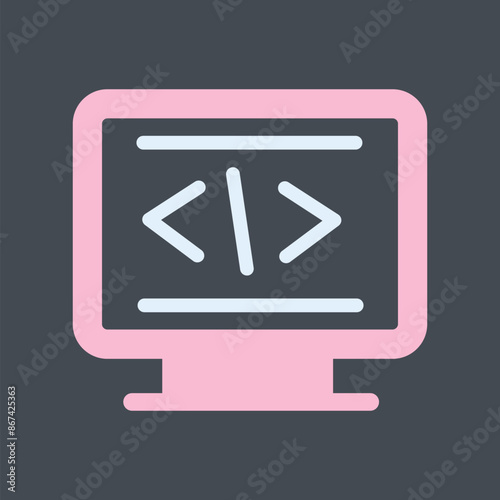 Coding Vector Icon