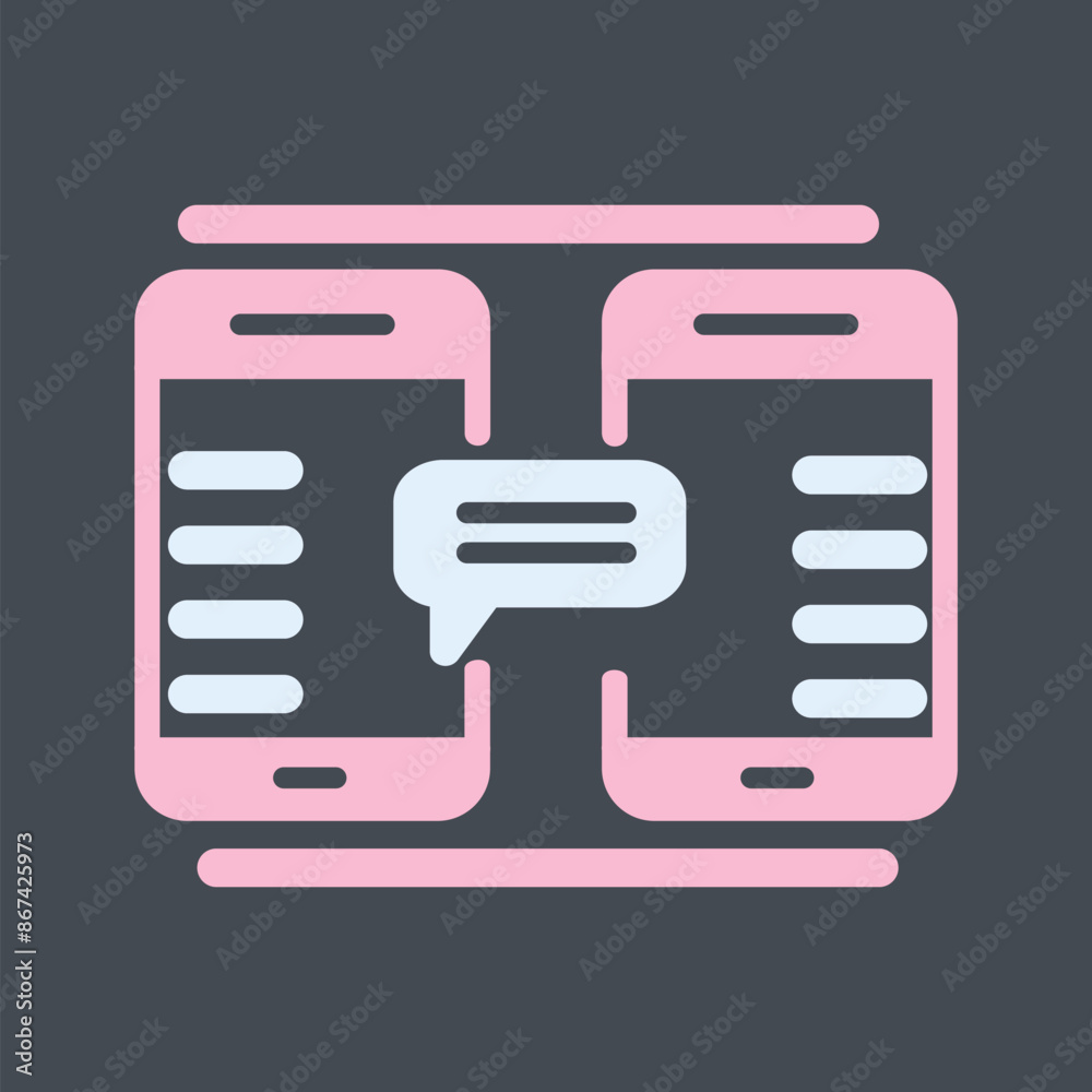 Chatting Vector Icon