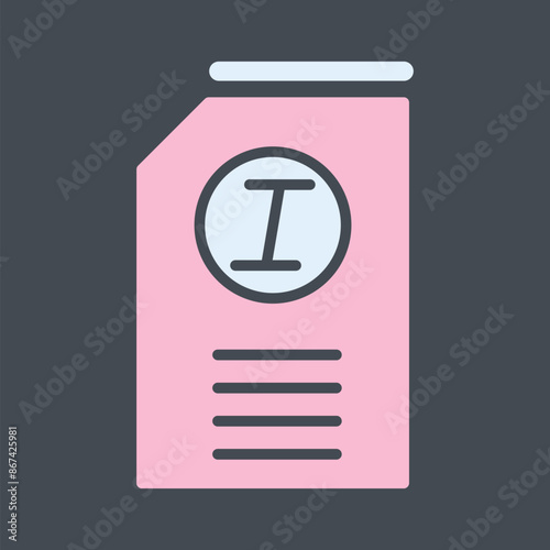 Italic Vector Icon