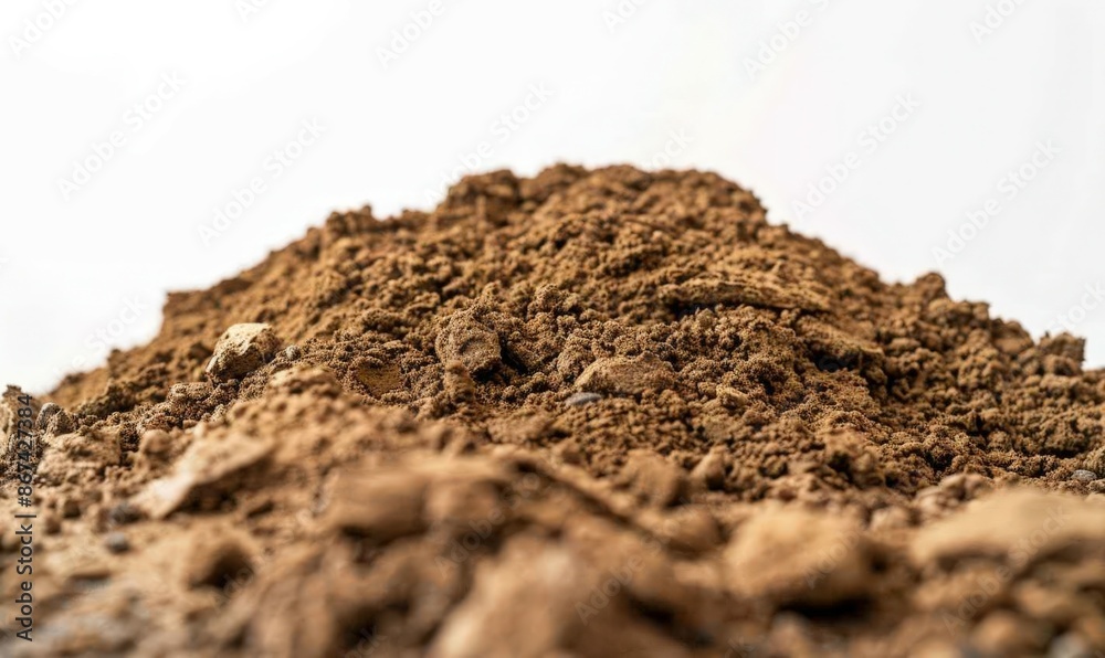High-Resolution Ground Coffee: A Pile of Freshly Ground Coffee Beans High-Resolution Ground Coffee: A Pile of Freshly Ground Coffee Beans