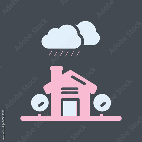 Rain Vector Icon