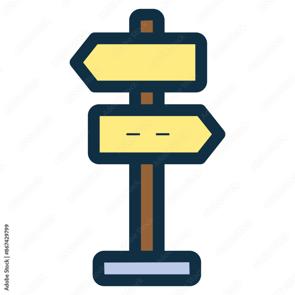 directional signpost guidance icon directional signpost guidance icon