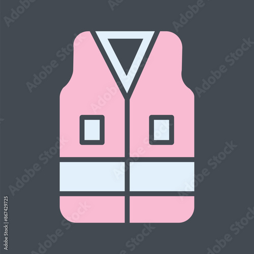 Vest Labour Vector Icon