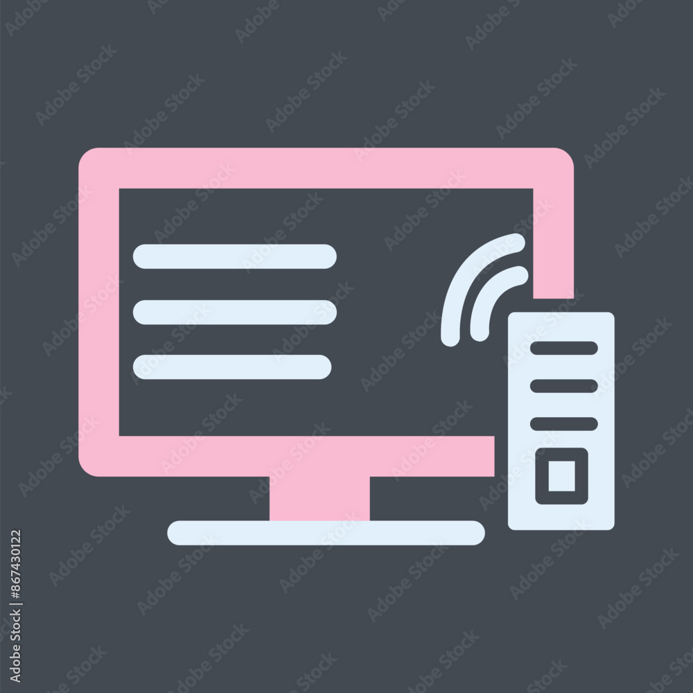 TV Vector Icon TV Vector Icon