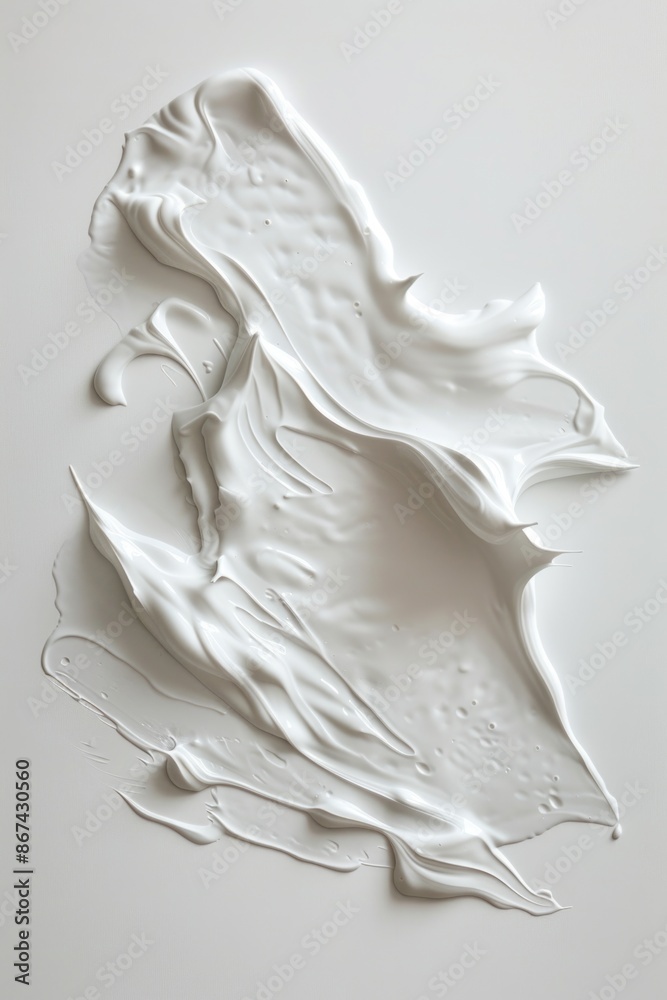 A close-up shot of a white object sitting on a table, with a plain background A close-up shot of a white object sitting on a table, with a plain background