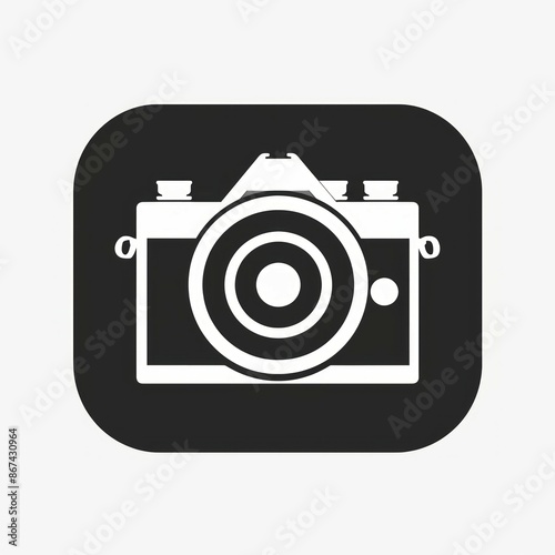 Camera icon vector illustration, photo camera sign and symbol, photography icon.