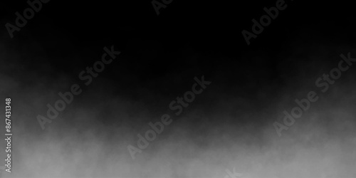 Black and white abstract grunge isolated vapour mist overlay smoke cloud paper texture with grain noise decorative vintage vector background.