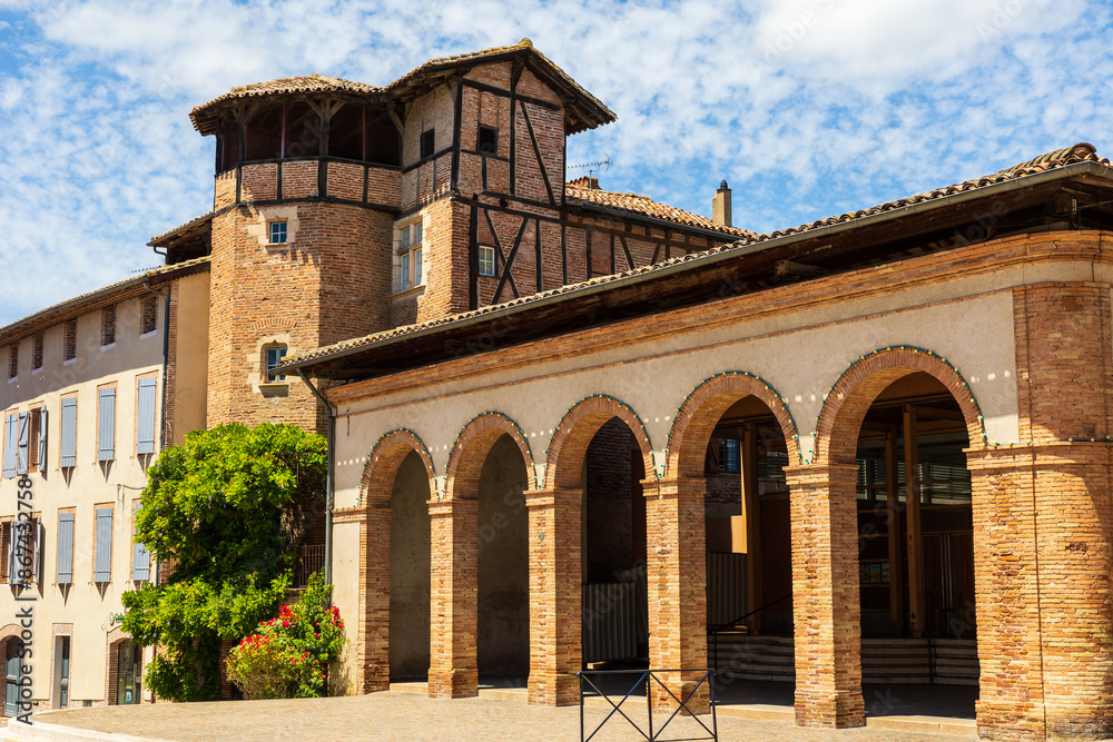Fototapeta premium Halles du Griffoul dans le centre-ville de Gaillac