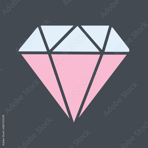 Diamond Vector Icon